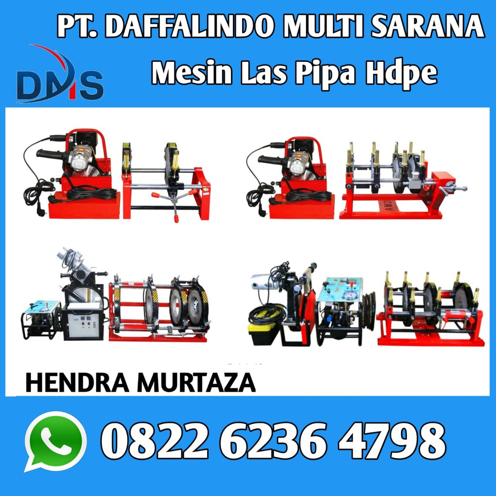 Jual Mesin Sambung Pipa Hdpe 2 6 Inch Mesin Las Pipa Hdpe 160mm Manual