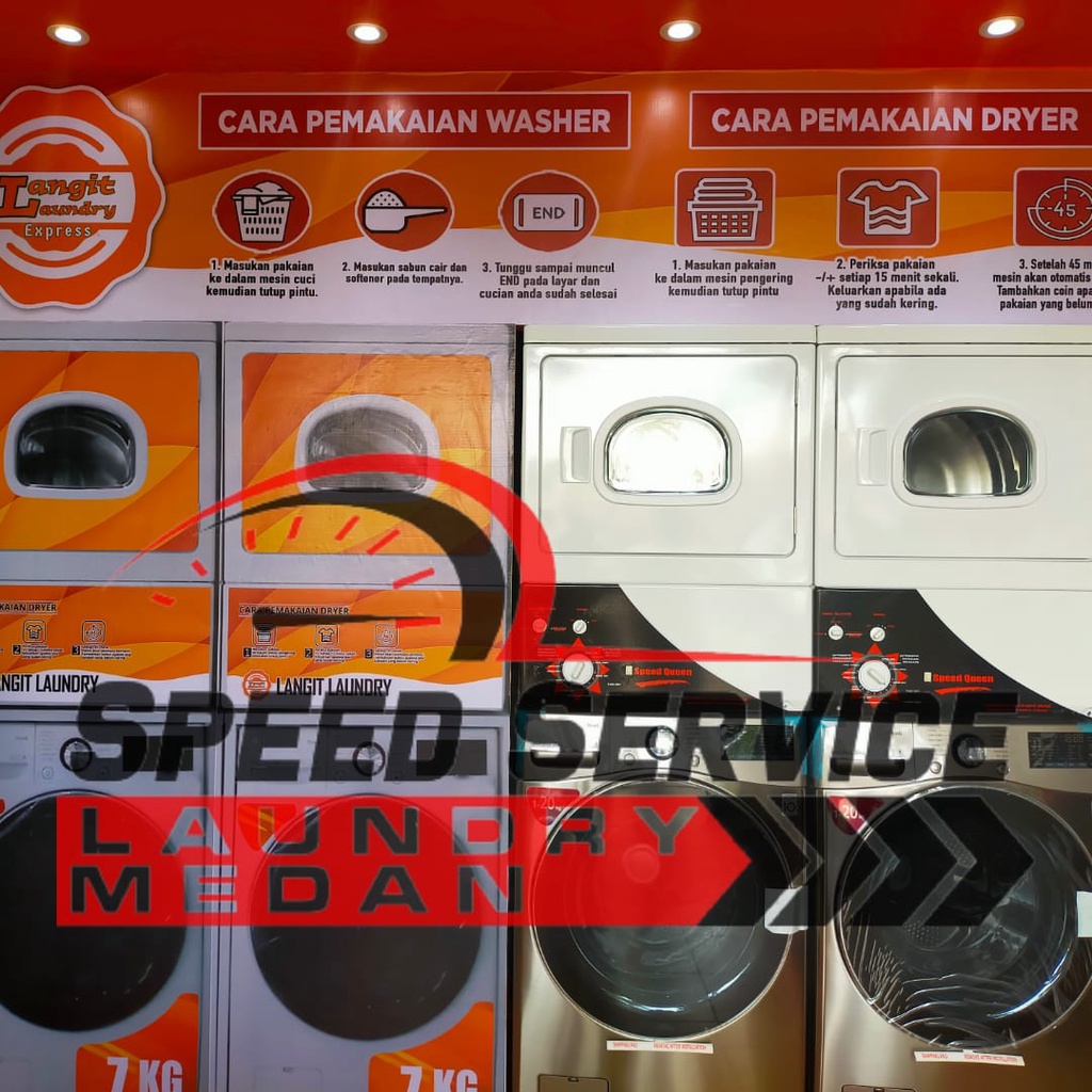 Jual MESIN LAUNDRY 2 SET EXPRESS MEDAN Shopee Indonesia