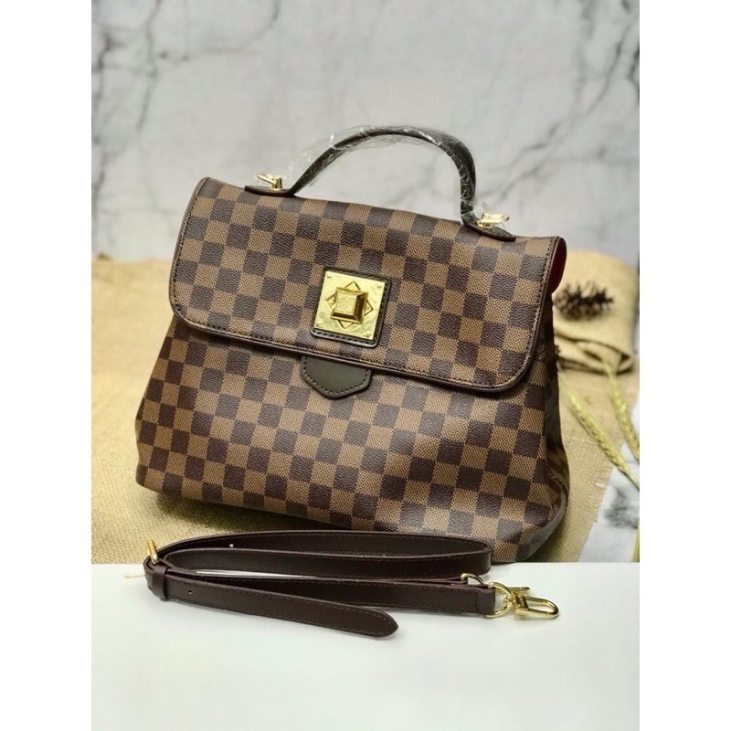 Lv Bergamo PM auth, Barang Mewah, Tas & Dompet di Carousell