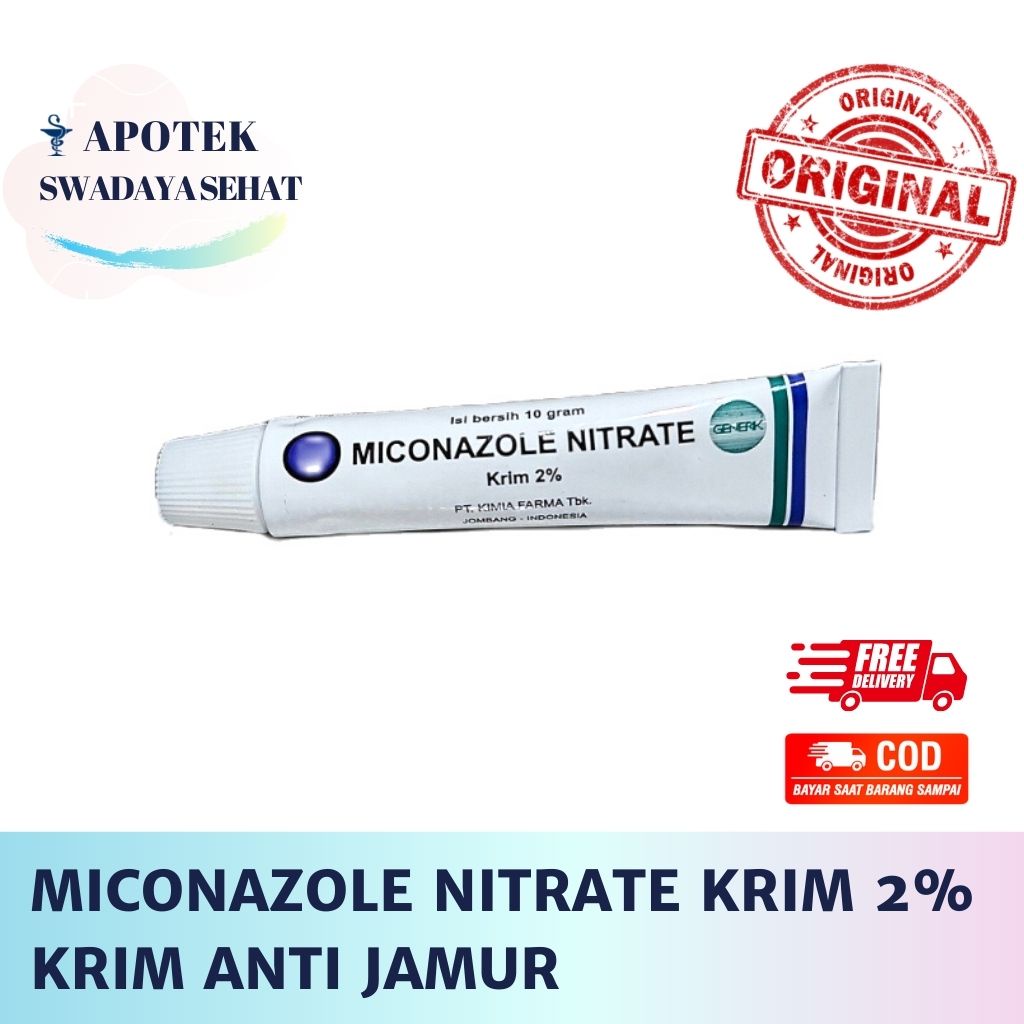 Jual Miconazole Cream 10 Gram Kimia Farma Krim Anti Jamur Panu Kadas Mikonazol Miconazol 