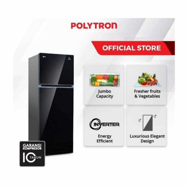 Jual KULKAS 2 PINTU POLYTRON PRW 23 VX (220L)-INVENTER-BELLEZA JUMBO ...