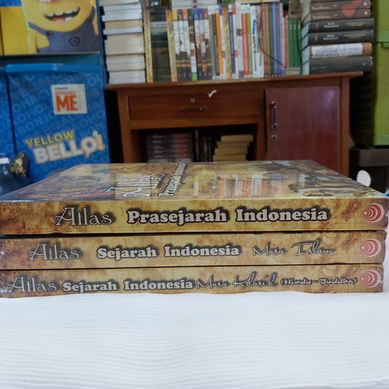 Jual Buku Langka Sepaket Atlas Prasejarah Dan Sejarah Indonesia 3 Jilid