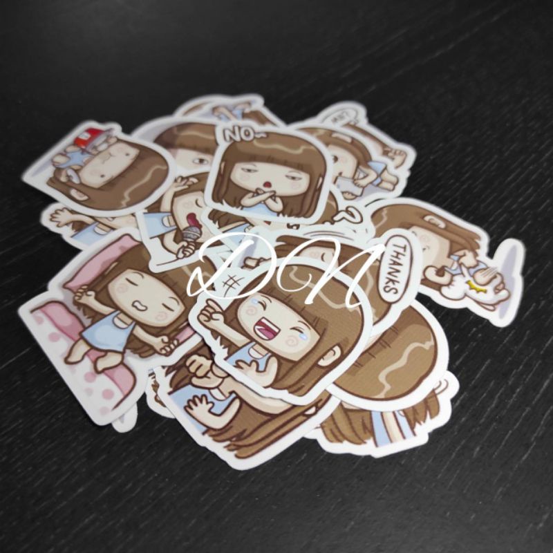Jual Stiker kertas karakter line misa dialy life 23 pcs sticker ...