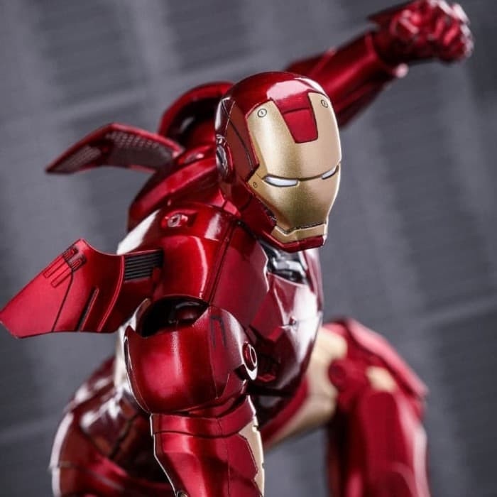 Jual Zd Toys Original Marvel Avengers Ironman 2 Iron Man Mark 3 Figure ...