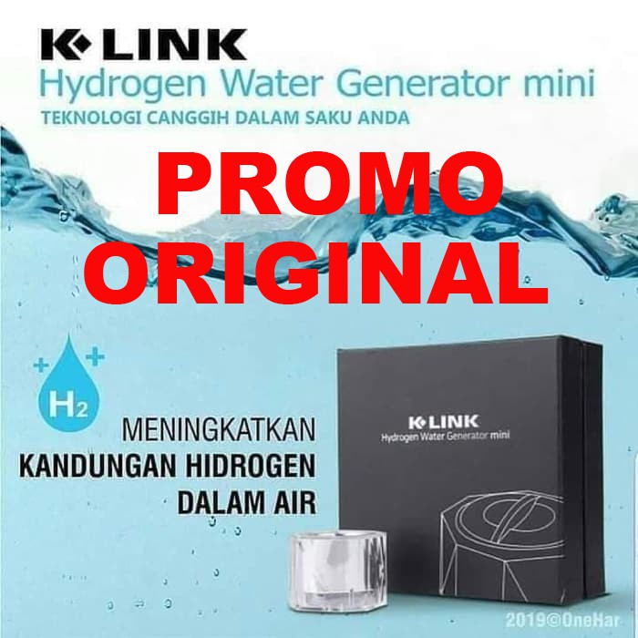 Jual ORIGINAL K Link Hydrogen Water Generator Mini Mesin Produksi Air ...