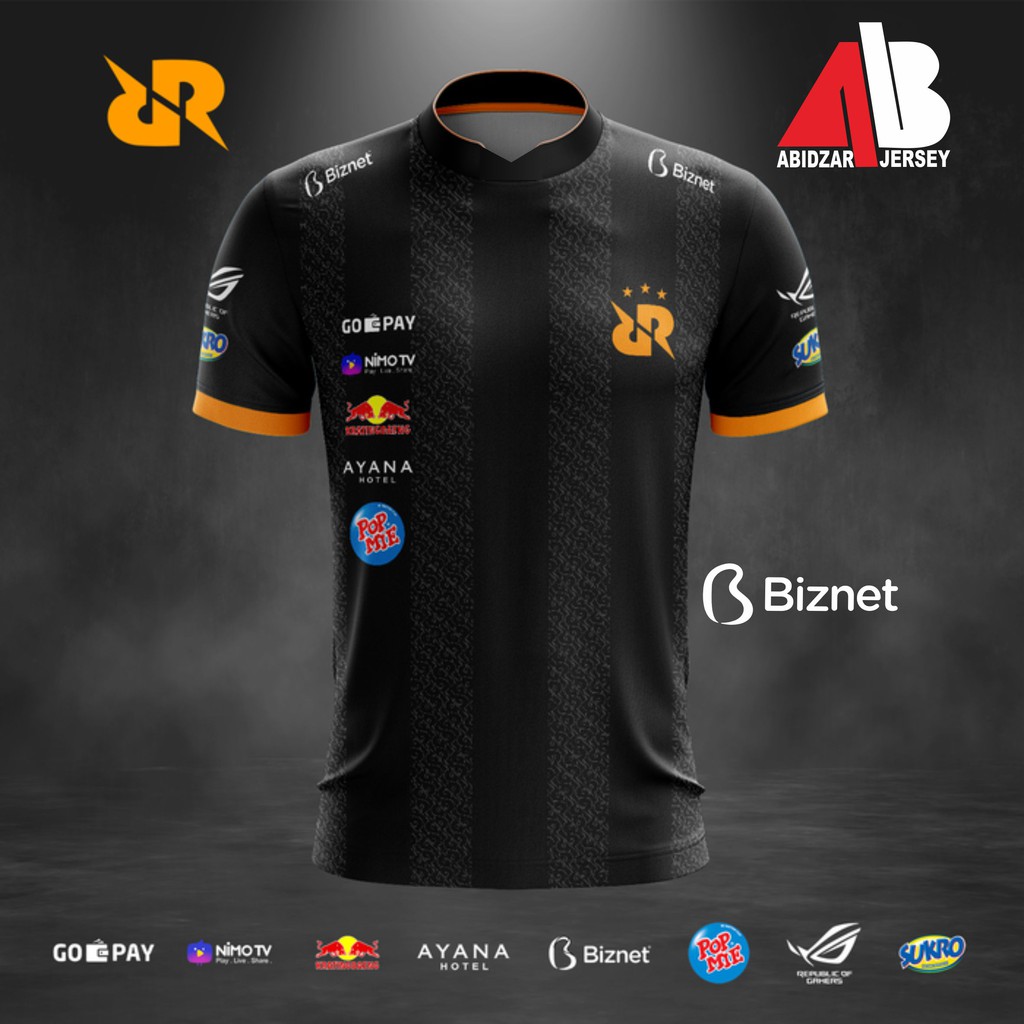 Jual Jersey RRQ terbaru kaos baju game bisa ganti nama dan logo free ...