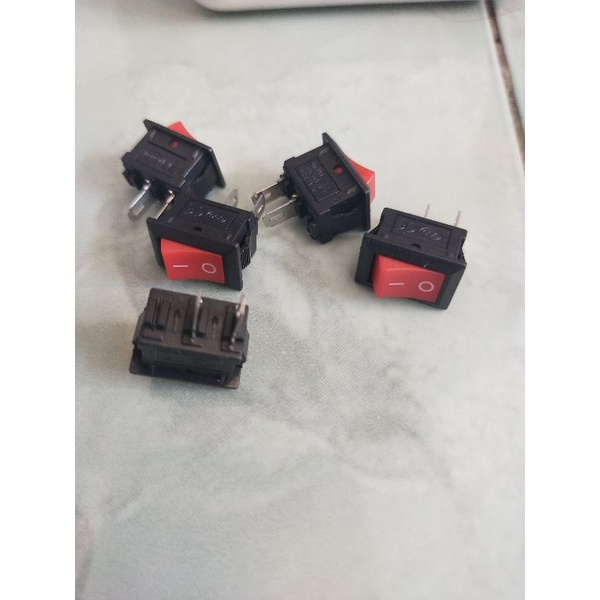 Jual saklar rocker switch on off mini 2 pin | Shopee Indonesia