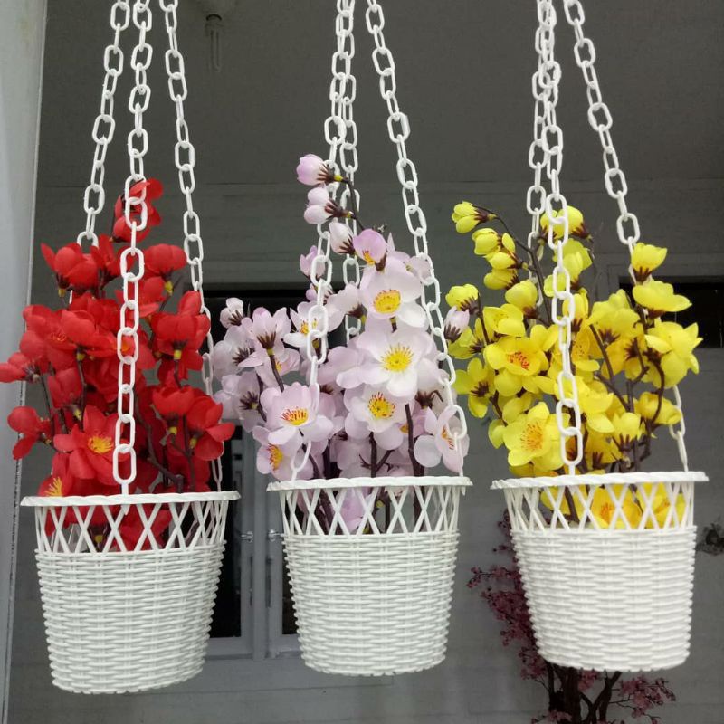Jual Bunga sakura gantung rantai Bunga sakura hias sakura plastik ...