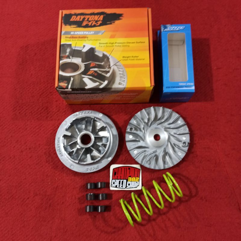 Jual Paket Pulley Roller Per CVT 1200 RPM SRP Daytona Aerox 155 Old ...