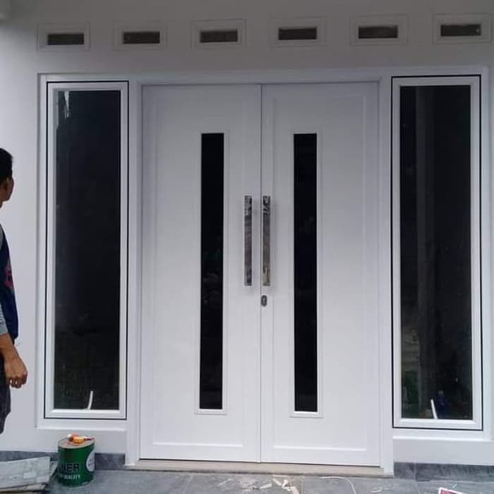Jual Pintu Aluminium Double 210x150 | Shopee Indonesia