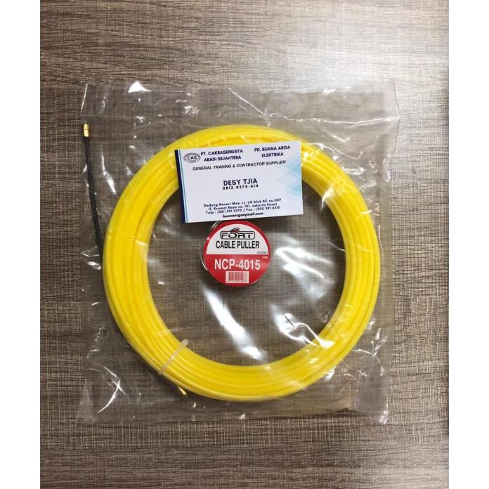 Jual Cable Puller 20 Mtr Penarik Kabel Trekper 4mm Kuning Shopee Indonesia 