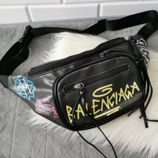 BALENCIAGA Balanciaga rame Graffiti Waistbag