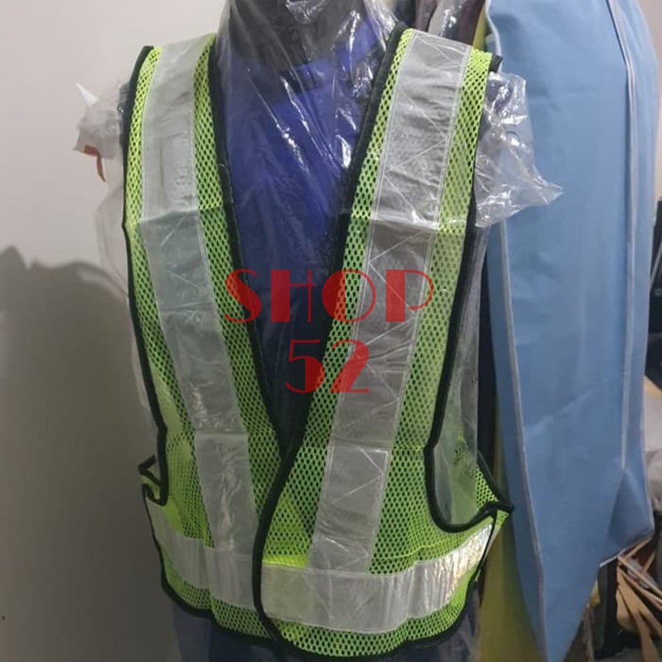 Jual Rompi Proyek Safety Vest Jaring V Scotlight Skotlet Scotchlite PVC ...