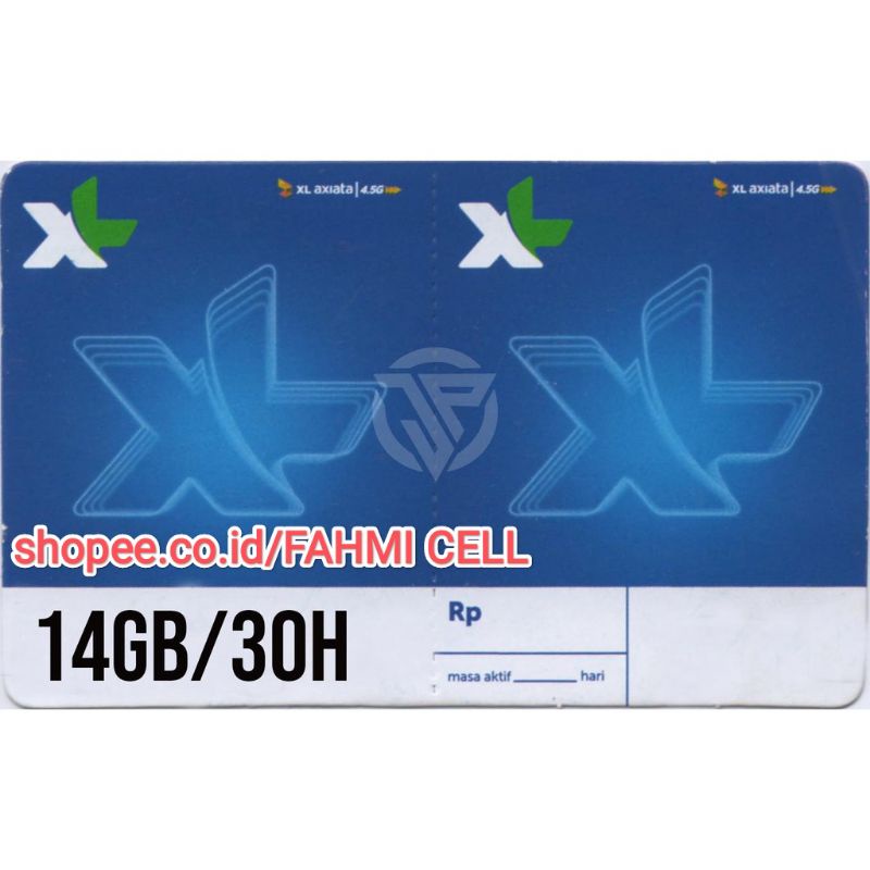 Jual Promo Voucher XL Combo 14GB 30Hari (Lokal Data 38 Kota) | Shopee