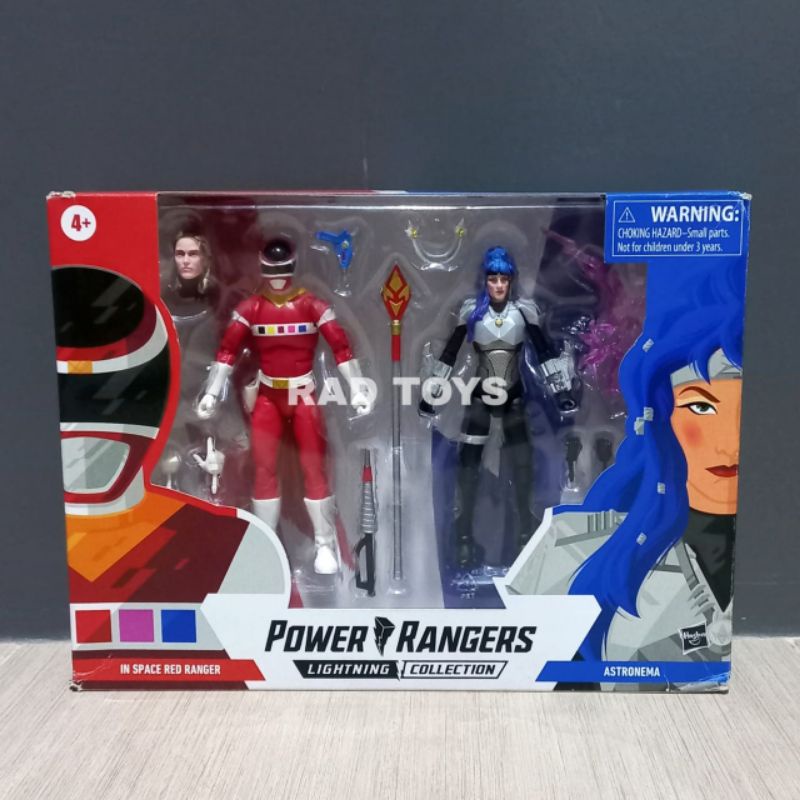 Jual In space red ranger & astronema hasbro power rangers lightning ...