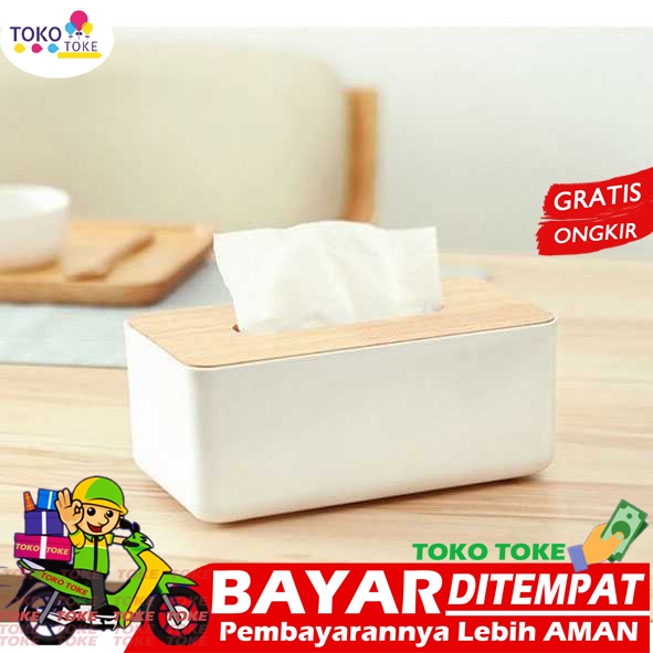 Jual Kotak Tissue Kayu Estetik Serbaguna Kotak Tisu Model Unik