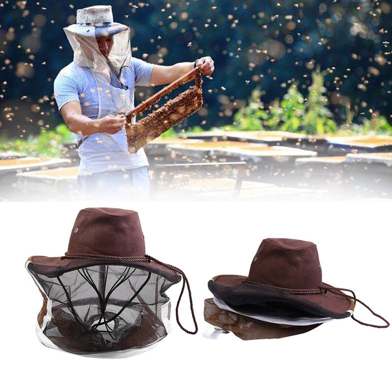 Jual Topi Anti Lebah BeekeepingS Dengan Jaring Model Cowboy Anti Nyamuk ...