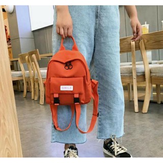 Jual Tas Ransel Mini Wanita Tas Gendong Kecil Tas Gendong Mini Smile Shopee Indonesia