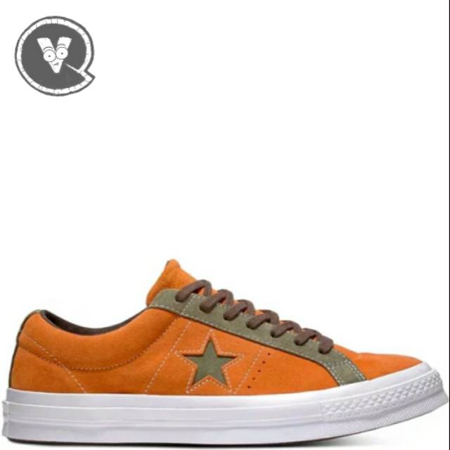 Converse One Star OX Suede Mandarin Orange