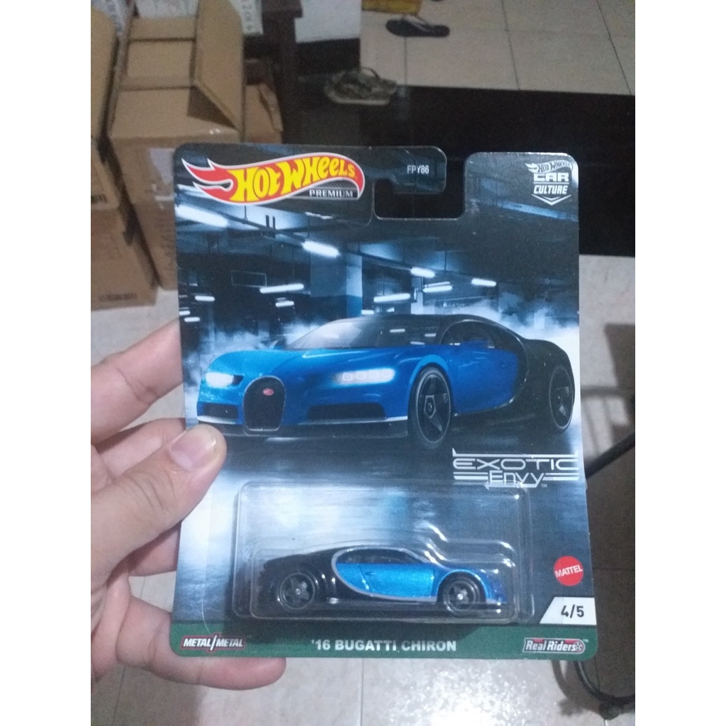 Hot Wheels - 16 Bugatti Chiron Red - Foto 3