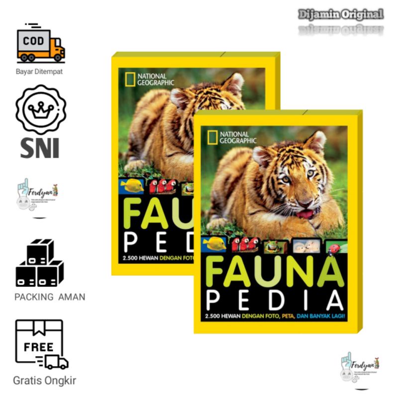 Jual Buku Fauna Pedia National Geografik Edukasi Anak Dunia Hewan New ...