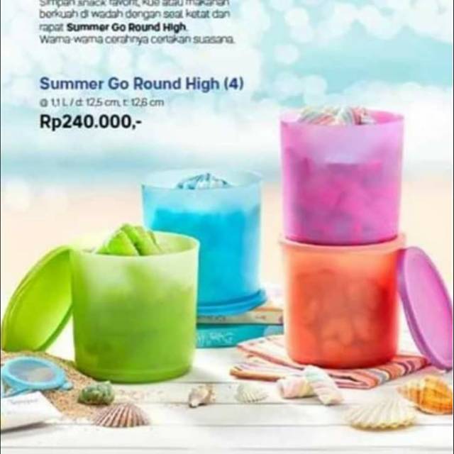 Jual summer go round harga satuan/ecer kapasitas 1,1liter rendom ...