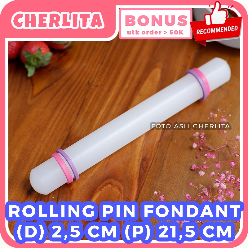 Jual Rolling pin roller gilingan fondant clay cookies roti dough ...