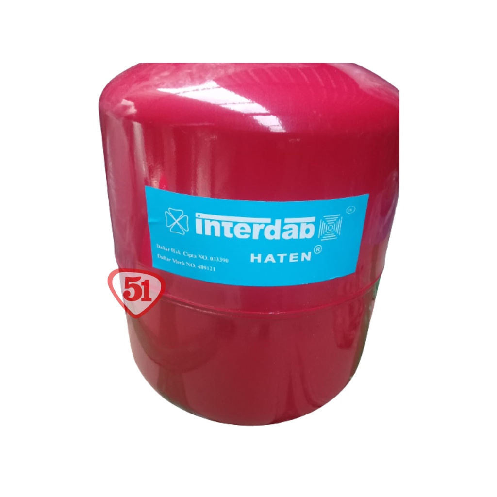 Jual Pressure Tank Tabung Atas Pompa Air Jetpump INTERDAB DAB (Shimizu ...