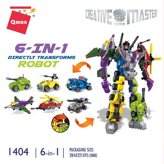 Jual OBRAL TERMURAH Brick Lego Qman 6in1 creative master 1404 Shopee Indonesia