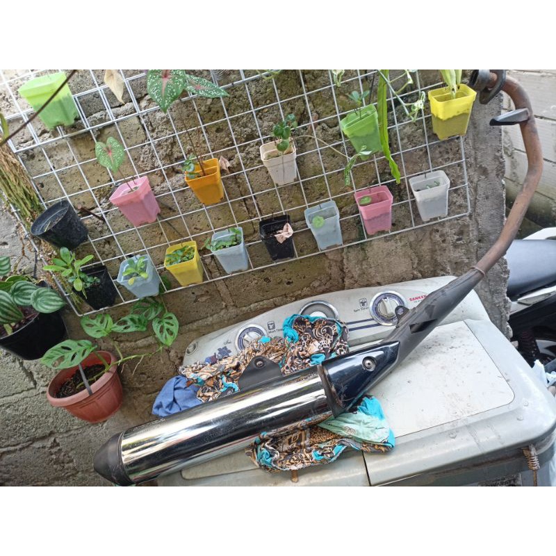 Jual Knalpot Sonic honda sonik 150 original ori copotan standar