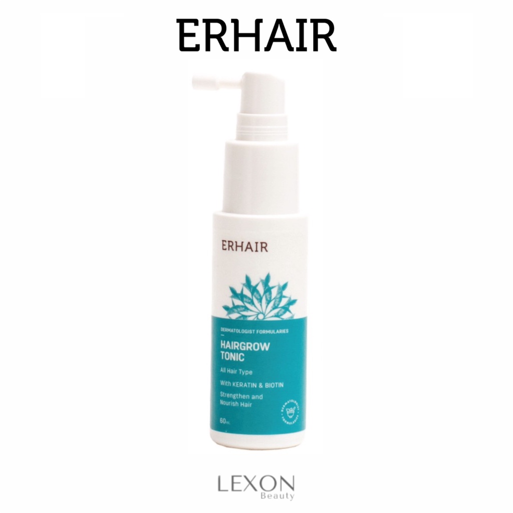Jual [Erhair] Hairgrow Tonic With Keratin & Biotin 60 ml Shopee Indonesia
