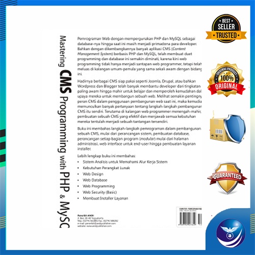 Jual Penerbit Andi - Mastering CMS Programming With PHP Dan MySQL ...