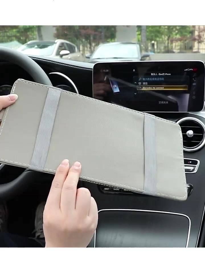 Sunvisor Document Holder untuk dokumen dan kartu mobil