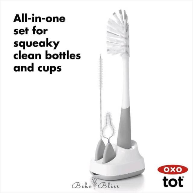 Jual OXO Tot Water Bottle & Straw Cup Cleaning Brush Set Shopee Indonesia