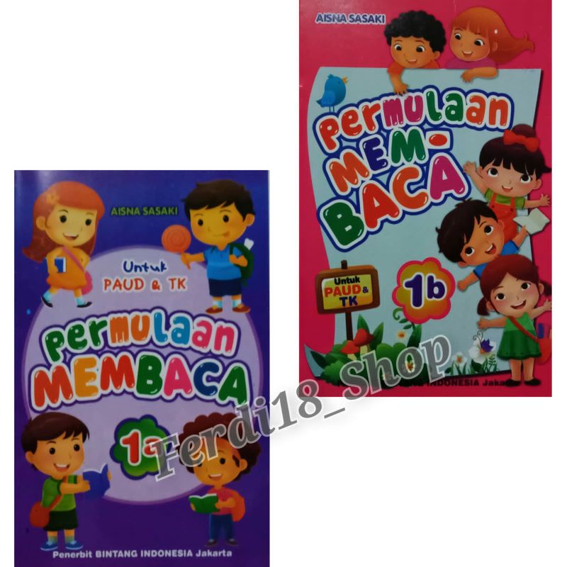 Jual Buku Permulaan Membaca Paud Dan Tk 1a Dan 1b 32 Halaman Kertas HVS ...