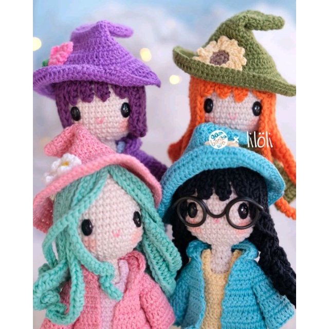 Jual LILOLI CUSTOM (19 cm) boneka rajut amigurumi anime game disney ...