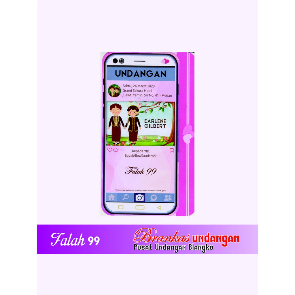 Jual Blangko Undangan Falah 99 (isi 100lbr) | Shopee Indonesia