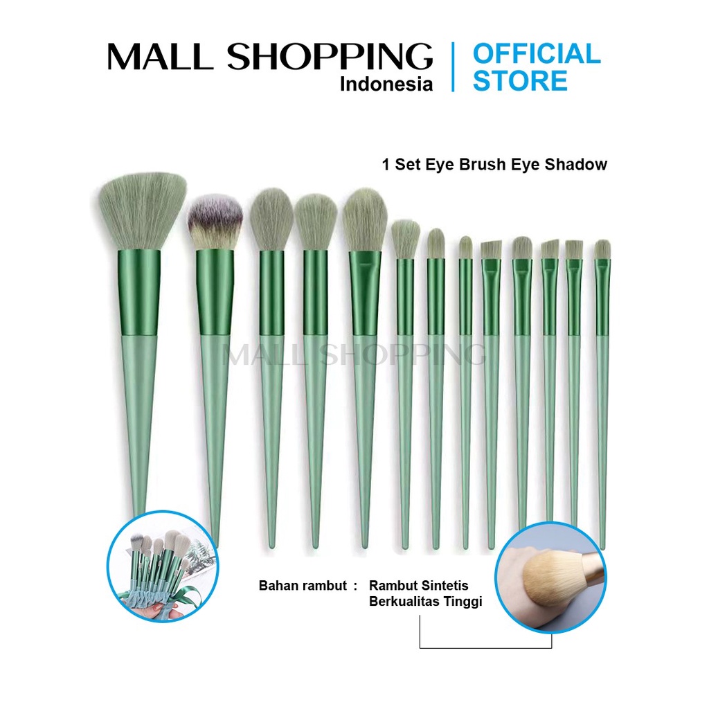Jual Brush Makeup 1 Set Eye Brush Eye Shadow Foundation Blusher