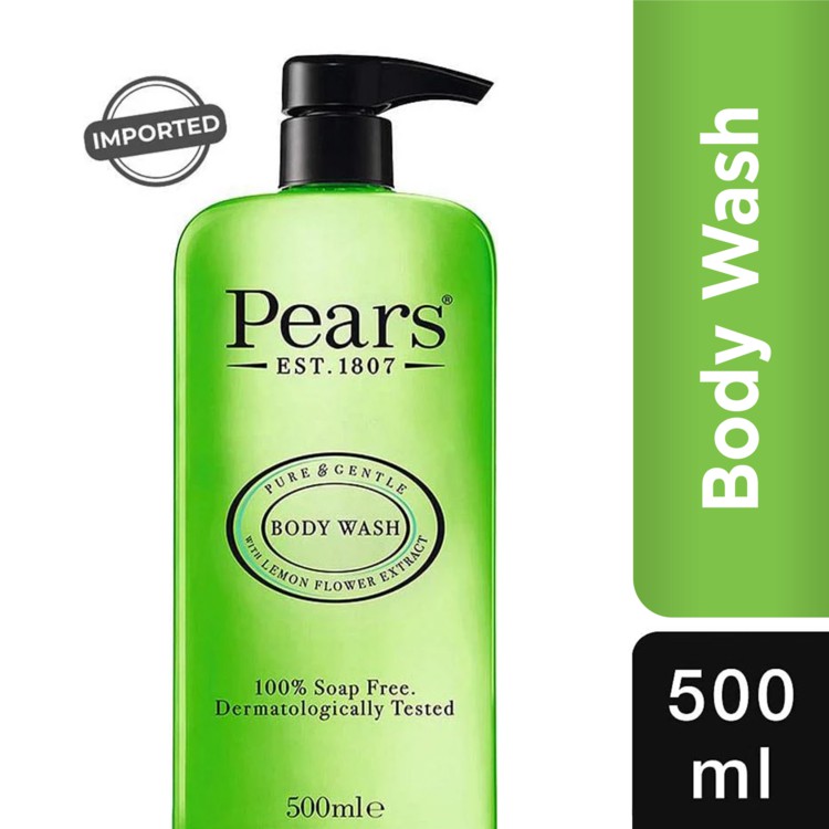 Jual Pears Pure & Gentle Body Wash With Lemon Flower Extract 500ml