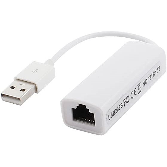 Micro USB 2.0 To RJ45 Ethernet Network LAN Adapter Card - 10Mbps