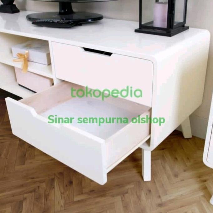 Jual Homedoki Meja Tv Minimalis Kabinet/Kayu Jati Belanda Store_Liana ...