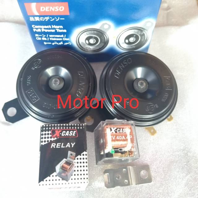Jual Klakson Standard DENSO disc plus Relay Klakson UNIVERSAL Shopee