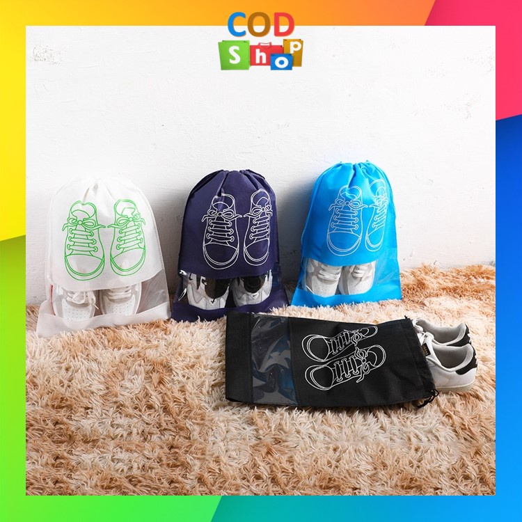 Jual COD - H5469 Tas Serut Tempat Penyimpanan Sepatu Sandal / Traveling