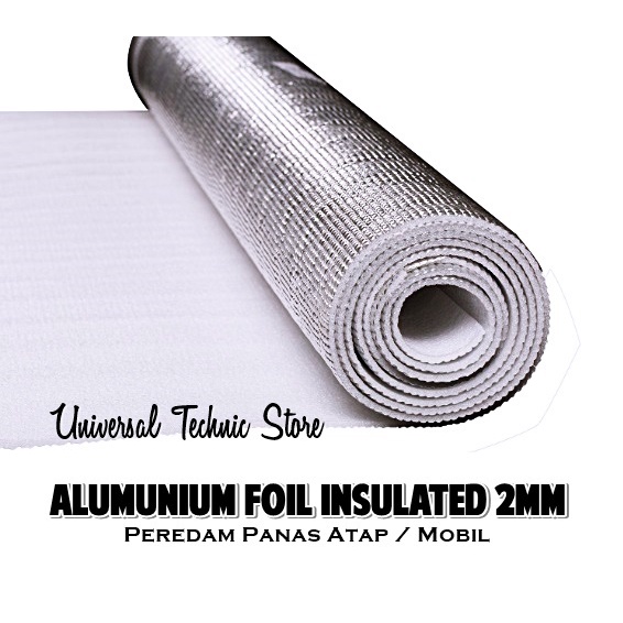 Jual Kain Aluminium Foil Insulated Peredam Panas Bahan Pelapis Tebal