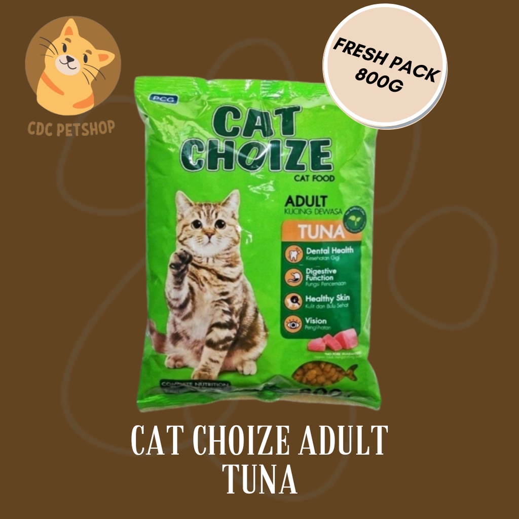 Jual CAT CHOIZE Cat Choize 800g Adult Tuna / Salmon Makanan Kucing