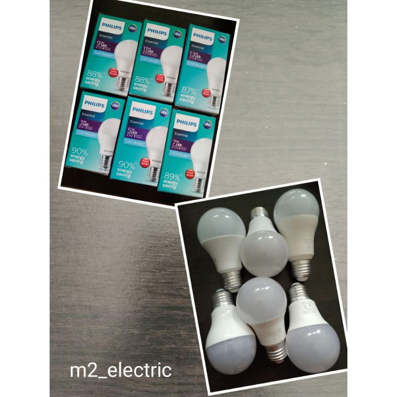 Jual (PER PCS) Lampu Led Philips Essential/Led Philips 3, 5, 7, 9, 11