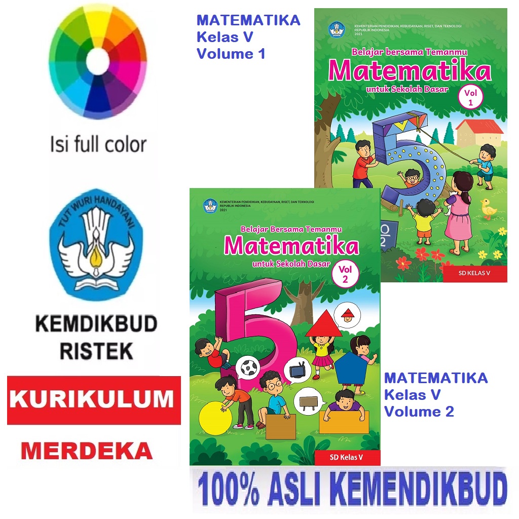 Jual Buku Kurikulum Merdeka Sd Kelas V - Buku Siswa Matematika Kelas V ...