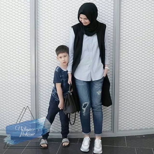 Jual Ripped Jeans cewek hijab Shopee Indonesia