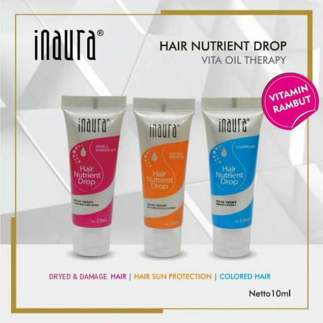 Jual Inaura Vitamin Rambut Serum Drop 8 ml | Shopee Indonesia