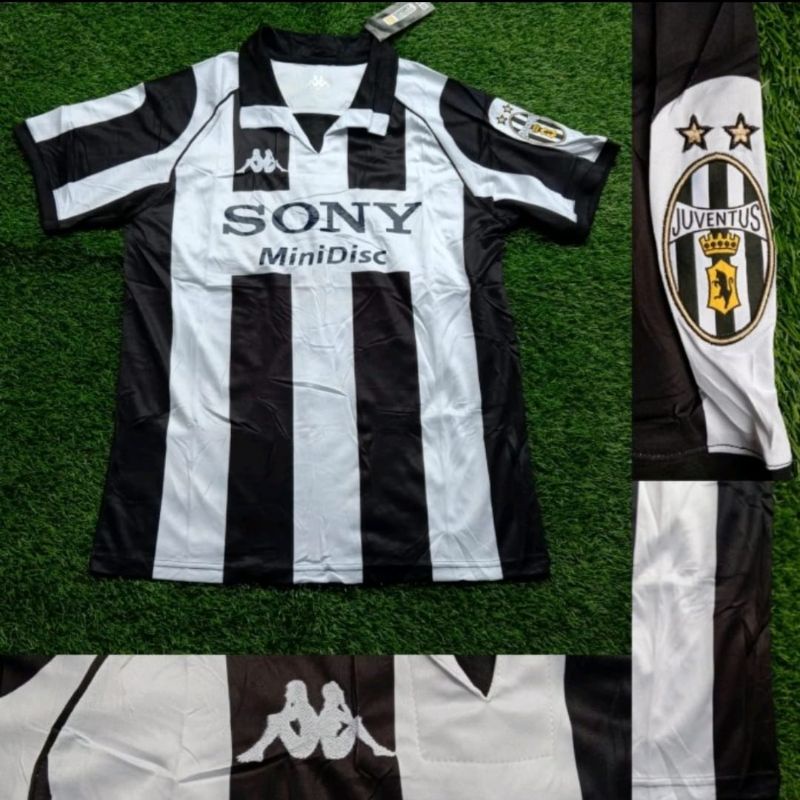 Jual Jersey Kaos Baju Bola Juventus Juve Home Retro Classic Klasik